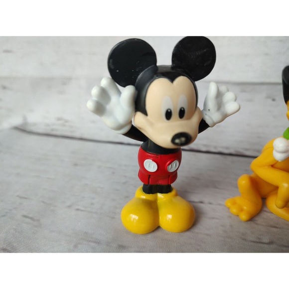 Mickey Pluto with bone 3" figures cake toppers toys - Picture 2 of 6